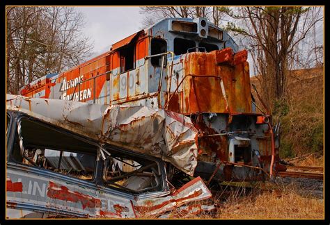 fugitive train wreck  remains   train wreck flickr