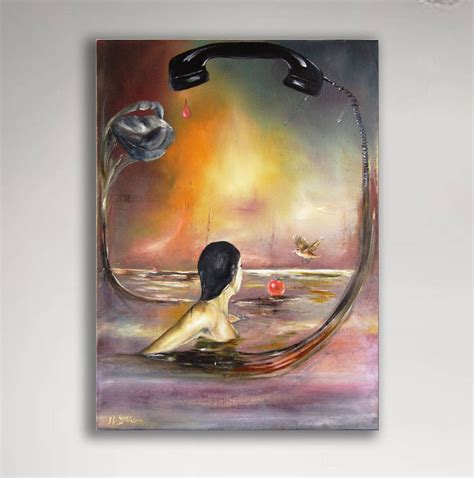 abstract modern painting oil painting  deep meaning etsy