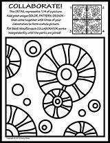 Collaborative Radial Symmetry Straw Signup Scoop Newsletters sketch template