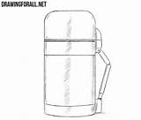 Thermos Draw Drawing Drawingforall Ayvazyan Misc Stepan Tutorials Posted sketch template