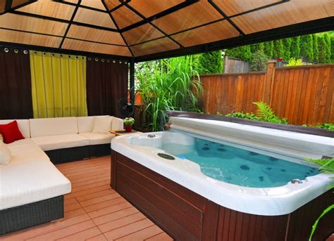 hot tub deck ideas   relaxing backyard bob vila