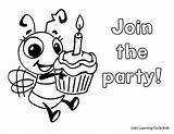 Coloring Pages Printable Birthday Invitation Party Animal Kids Invitations Cards sketch template