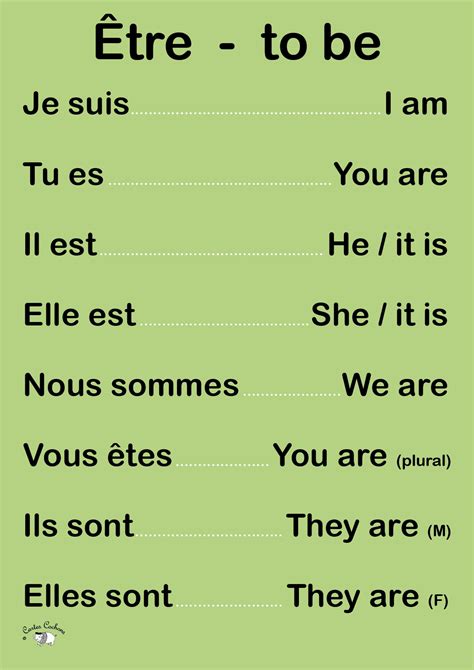 french verb