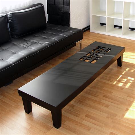 classic black coffee table mstrf touch  modern