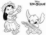 Lilo Coloring Pages Stitch Online Getcolorings Getdrawings sketch template