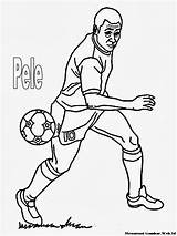 Mewarnai Pemain Sepak Pele Sepakbola Cita Karikatur Kartun Olahraga Kolase Bermain Terbaik sketch template