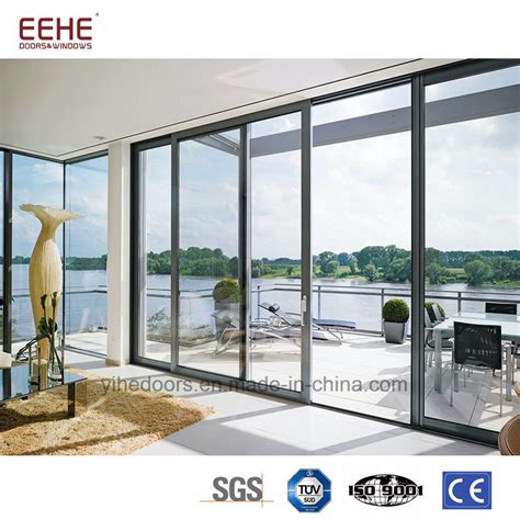 balcony aluminum sliding glass doors interior sliding doors  shutter china aluminium door