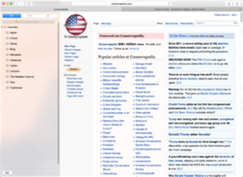 safari web browser conservapedia