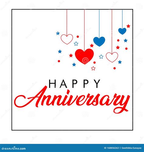 happy anniversary concept icon  signssymbol  decorations heart