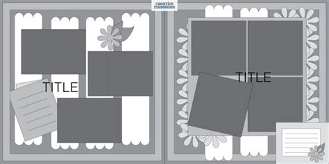 pin on creative memories templates sketches layouts