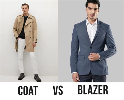 whats  difference  coat  blazer fit coat