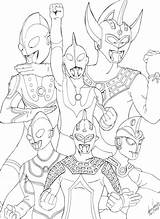 Ultraman Zero Coloring Pages Ultra sketch template