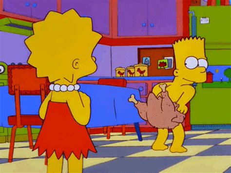 the simpsons thanksgiving find and share on giphy