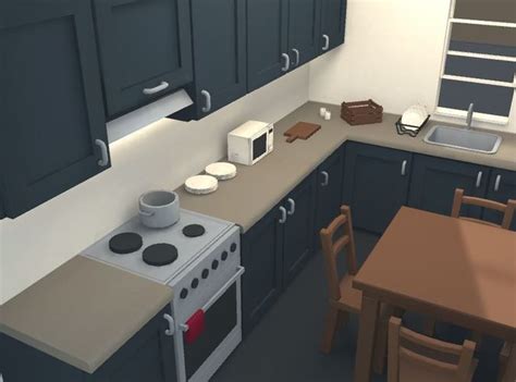Pin By Curtis Bucciol On Low Poly Kitchen 3d Model Low