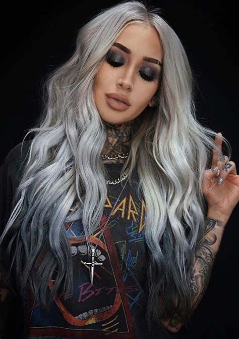 Latest Silver Blonde Hair Color Ideas For Women In 2020