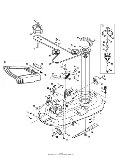 mtd ztl akacs   akacs  parts diagram  mower deck