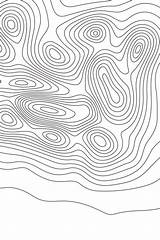 Topography Contour sketch template