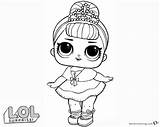 Lol Coloring Pages Surprise Doll Queen Crystal Printable Genie Color Drawing Print Getcolorings Bettercoloring sketch template
