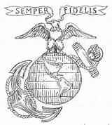 Marine Drawing Symbol Corps Logo Usmc Tattoo Emblem Drawings Paintingvalley Clip Military Th09 Deviantart Tattoos sketch template