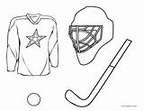 Hockey Coloring Pages Goalie Printable Nhl Kids Jersey Stick Sports Ice Drawing Player Rink Bruins Color Print Cool2bkids Getcolorings Blank sketch template