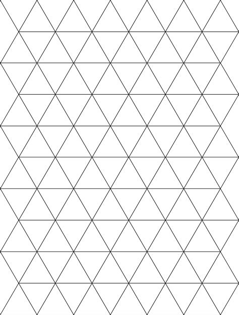 pattern block triangle paper