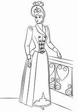 Coloring Pages Victorian Fashion Model Era Printable Queen History Victoria Girls Print Categories Drawing Getdrawings sketch template