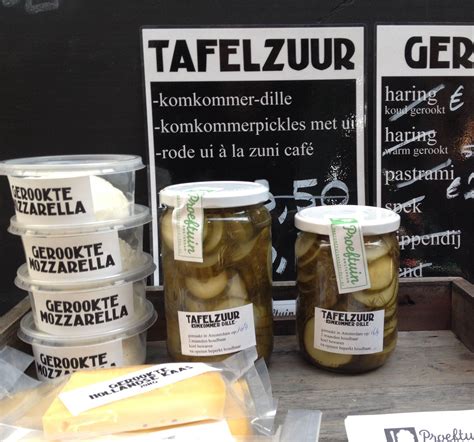 enkele producten op ons marktkraampje op de  local goods weekend market  de hallen amsterdam