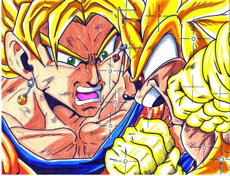 Ssj Goku Vs Super Sonic Colord By Trunks24 On Deviantart