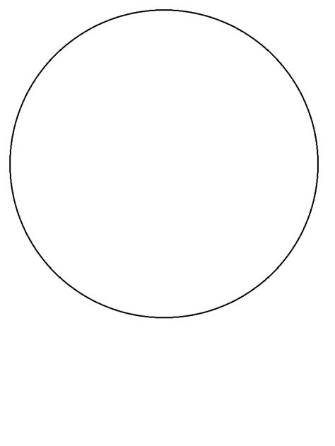 circle simple shapes coloring pages coloring book