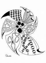 Zentangle Zentangles Coloring4free Adultos Coloriages Cathym Adultes Adulti Originale Abstrait Variés Motifs Justcolor sketch template