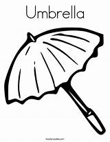 Umbrella Printable Shape Book Template Coloring Color Letter Clipart Popular Library Sheet Patterns sketch template