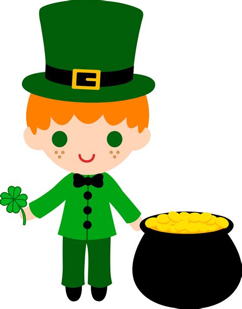 cute leprechaun pictures clipartsco