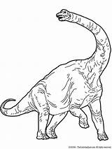 Brachiosaurus Coloring Dinosaur Pages Jurassic Coloriage Drawings Colouring Dinosaures Long Dessin Neck Dinosaure Da Template Colorier Diplodocus Gif Drawing Dinosaurs sketch template