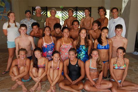 teenage girls summer camp swim