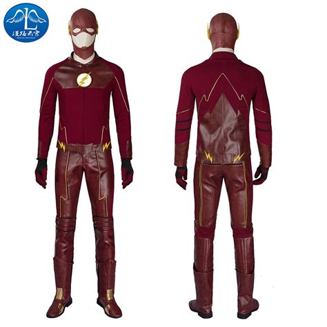 The Flash Cosplay Costume Barry Allen Suit The Flash