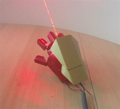 iron man laser glove shoots  sounds   real