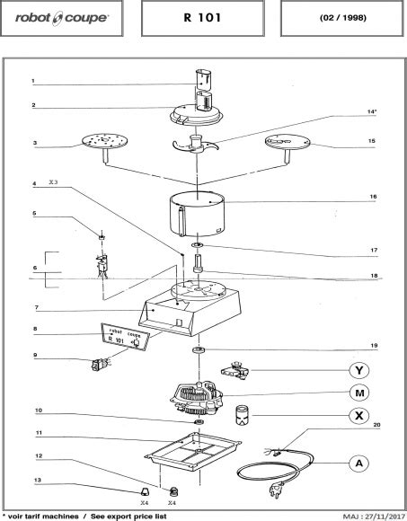 robot coupe rn parts diagram