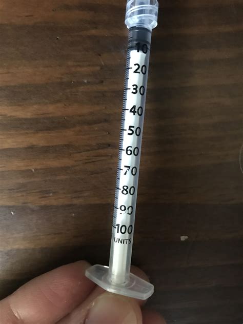 hey guys   ordered ml syringes    injection   dose  ml