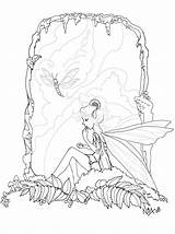 Coloring Pages Fairy Berries Hand Adult Choose Board Phee Mcfaddell Blue sketch template