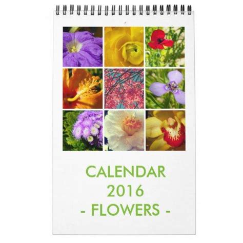 flowers calendar zazzlecom flower calendar calendar flowers