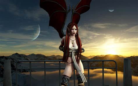 Sexy Fantasy Devil Vamp Elfen 00003 By Evinessa On Deviantart