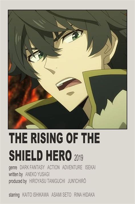 rising   shield hero anime poster minimalist    anime shows anime titles