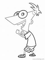 Phineas Ferb Coloring Flynn Xcolorings 68k 1200px 900px sketch template