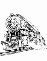 Train Trains Netart Locomotives Effortfulg Adults Designlooter sketch template