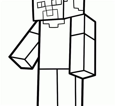 minecraft steve drawing    clipartmag