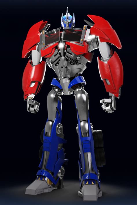 optimus prime transformers prime cgtrader