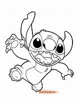 Stitch Coloring Pages Disney Printable Lilo Book Baby Print Sheets Drawing Stich Color Cute Heart Template Happily Smiling Disneyclips Stitches sketch template
