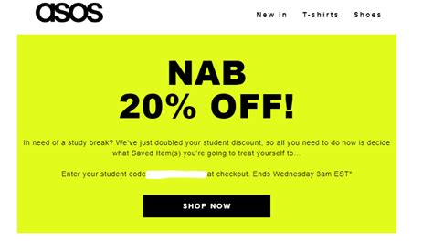 asos    student discount code normaly  frugalmalefashion