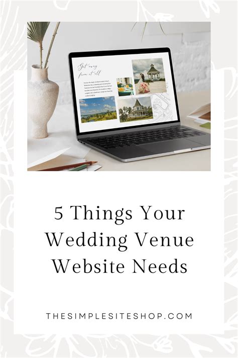 elements   wedding venue website  converts  simple site