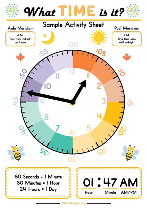 learn   time telling time poster  time   activity
